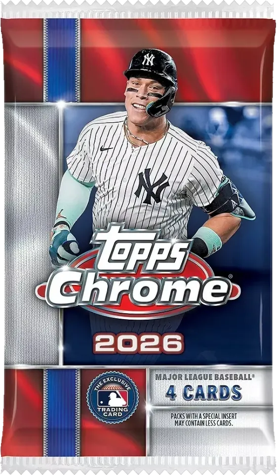 2026 Topps Chrome Baseball Value Box - Pack pack